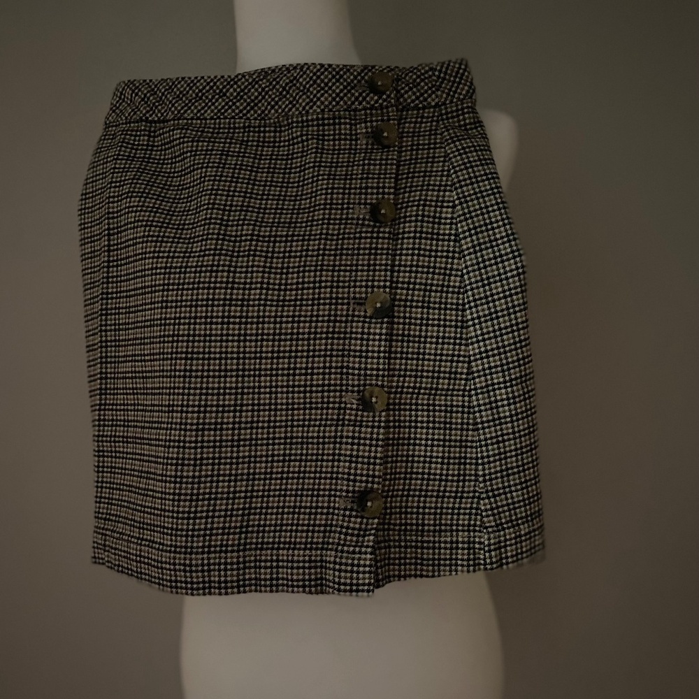 Glen Plaid Skirt